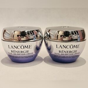 Lancome SET OF 2 NEW Renergie H.P.N. HPN 300-Peptide Cream .5oz /15ml 1 Oz Total